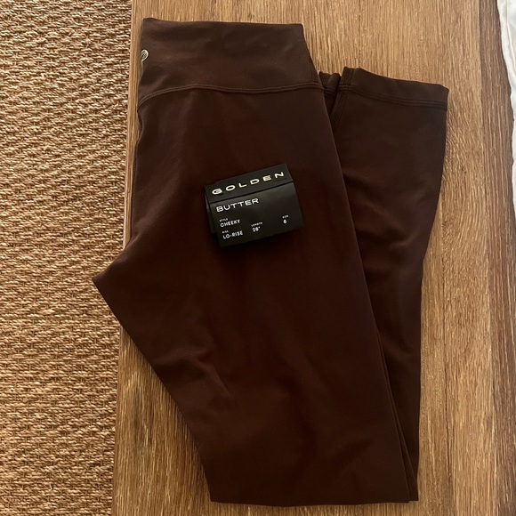 TNA lo-rise leggings, rich mocha brown. Size 6, 26” length. - Picture 3 of 6